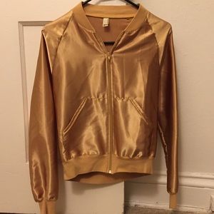 American Apparel Gold Jacket