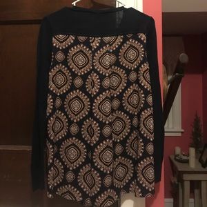 Navy Medallion Sweater