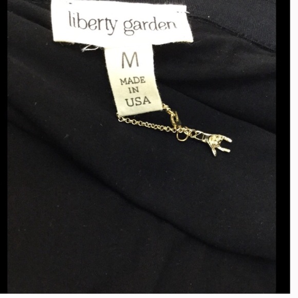 New LIBERTY GARDEN Medium Black Lace Hi Low Skirt - Picture 4 of 8