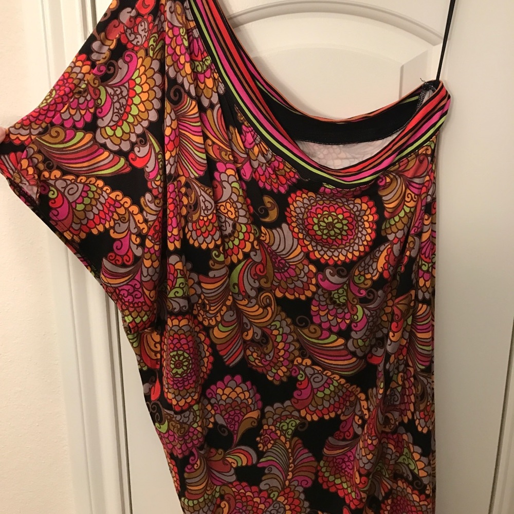 Trina Turk one shoulder dress