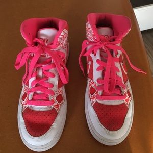 Girls Nike force high tops