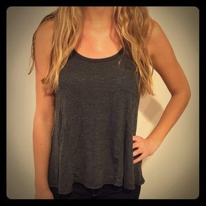 Splendid gray racer back tank. Size medium.