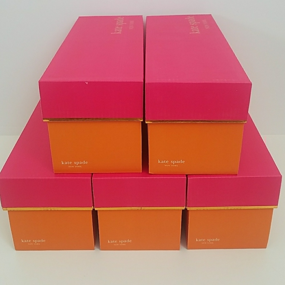 5 kate spade shoe boxes