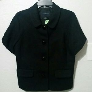 Black short sleved blazer