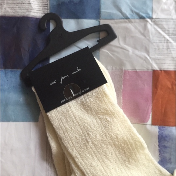 NWT urban outfitters ivory over the knee socks - Picture 2 of 3