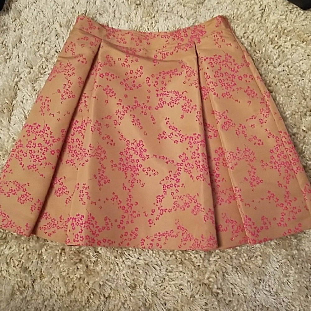 Red Valentino Sparkle Detail Pleated Skirt