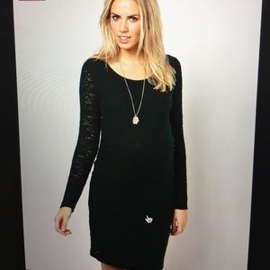 MamaLicious Long Sleeved Lace Dress Maternity L