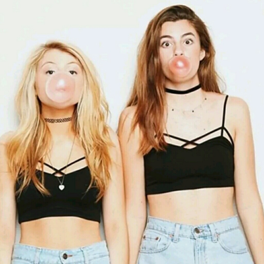 Black Cut Out Bralette