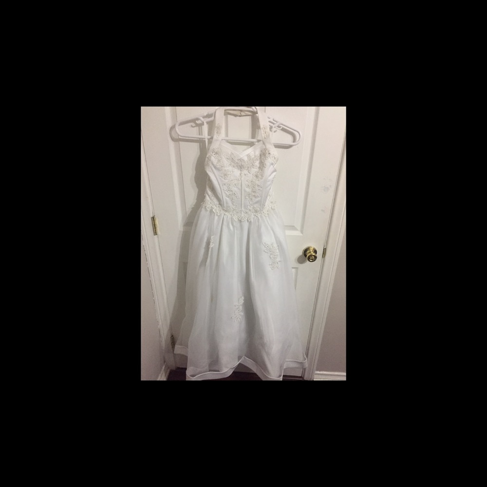 First Communion Dress with veil. Size 14