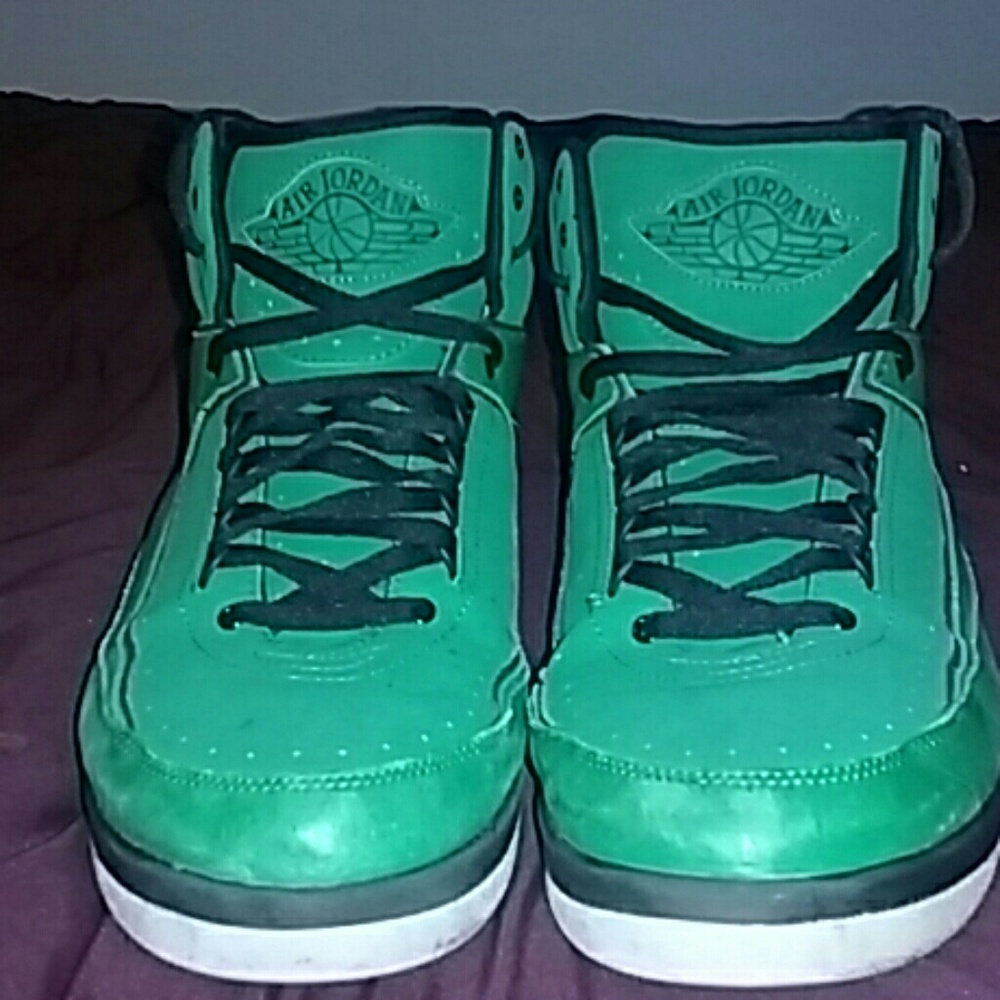 Green Air Jordans