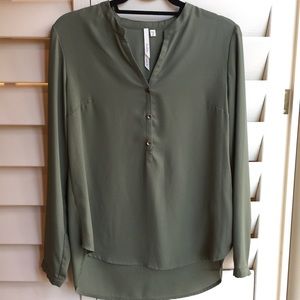 Nordstrom Olive Green Blouse