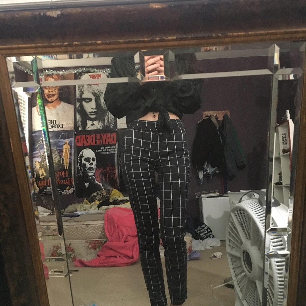 Grid / panel pants