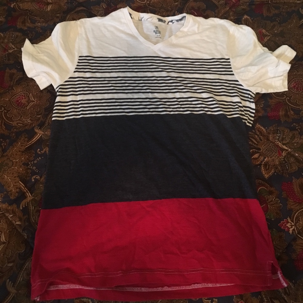 Rustic Blue Red white and blue tee