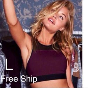 VS PINK MESH UNLINED SPORT BRA