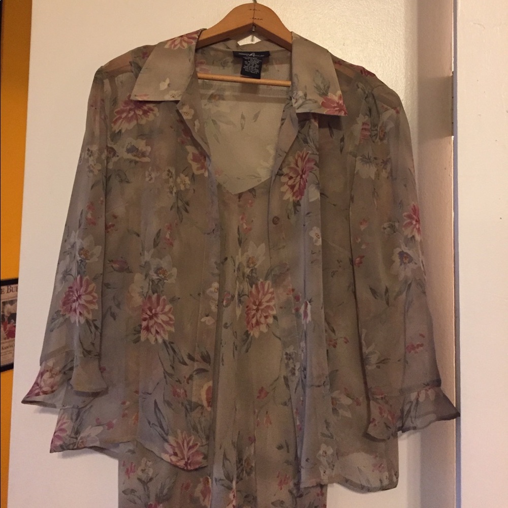 ⚡️FINAL SALE ⚡️Women's Vintage 2 piece Dress