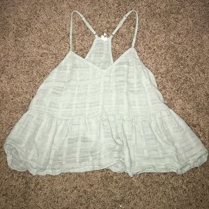 Light mint tank top