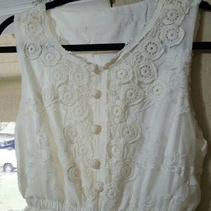 Vintage Ivory Lace Dress Vintage Ivory Lace Dress