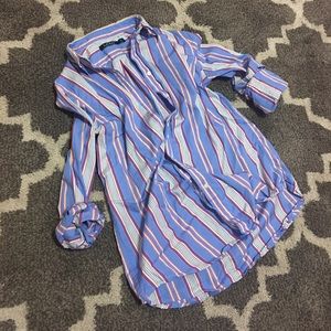 Ralph Lauren Candy Stripped Button Down Shirt
