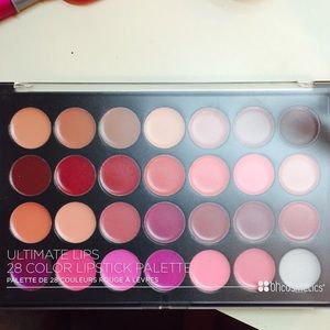 Bh cosmetics lipstick palette.