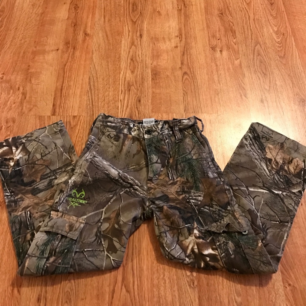 Boys camo cargo pants