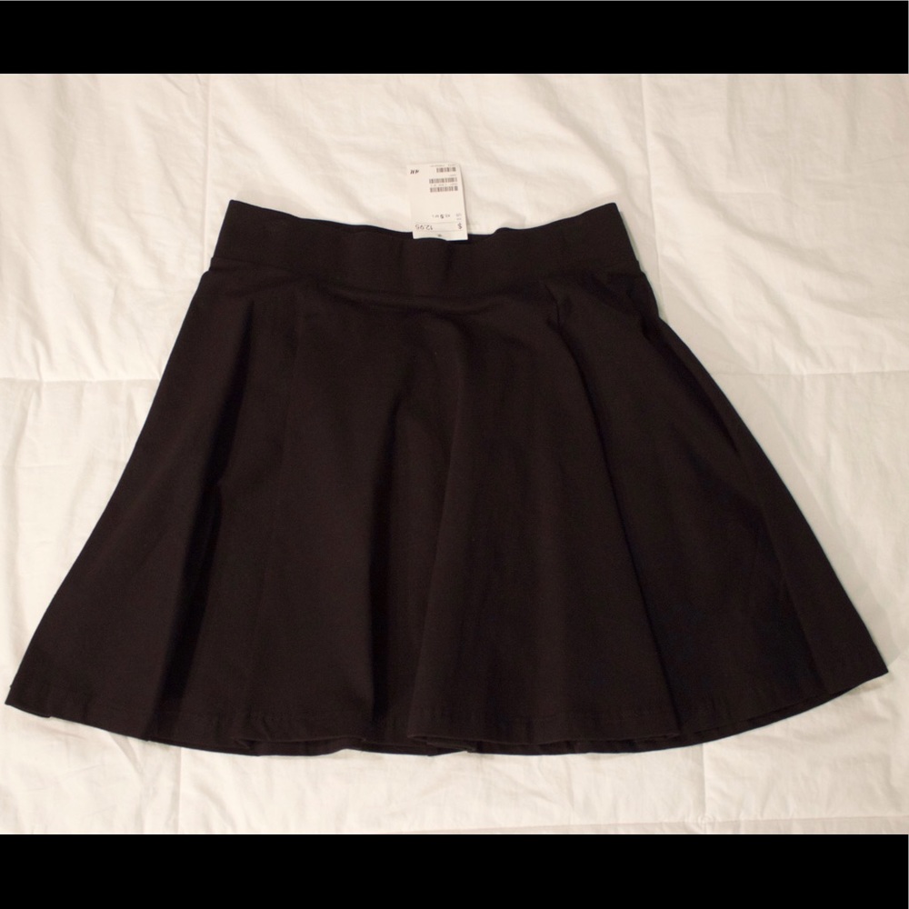 Black H&M Skater Skirt