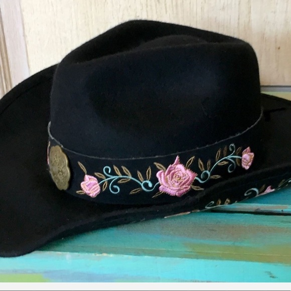 Olive & Pique Jackson Wool Felt Rancher Hat - Navy