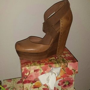 Leather Lucky Brand Wedges