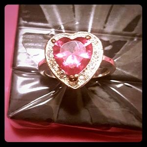 pretty pretty pink CZ diamond