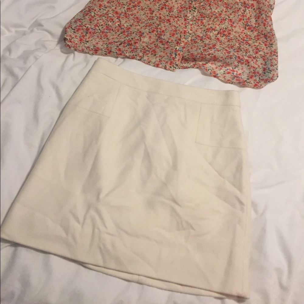 Off-white J-Crew skirt