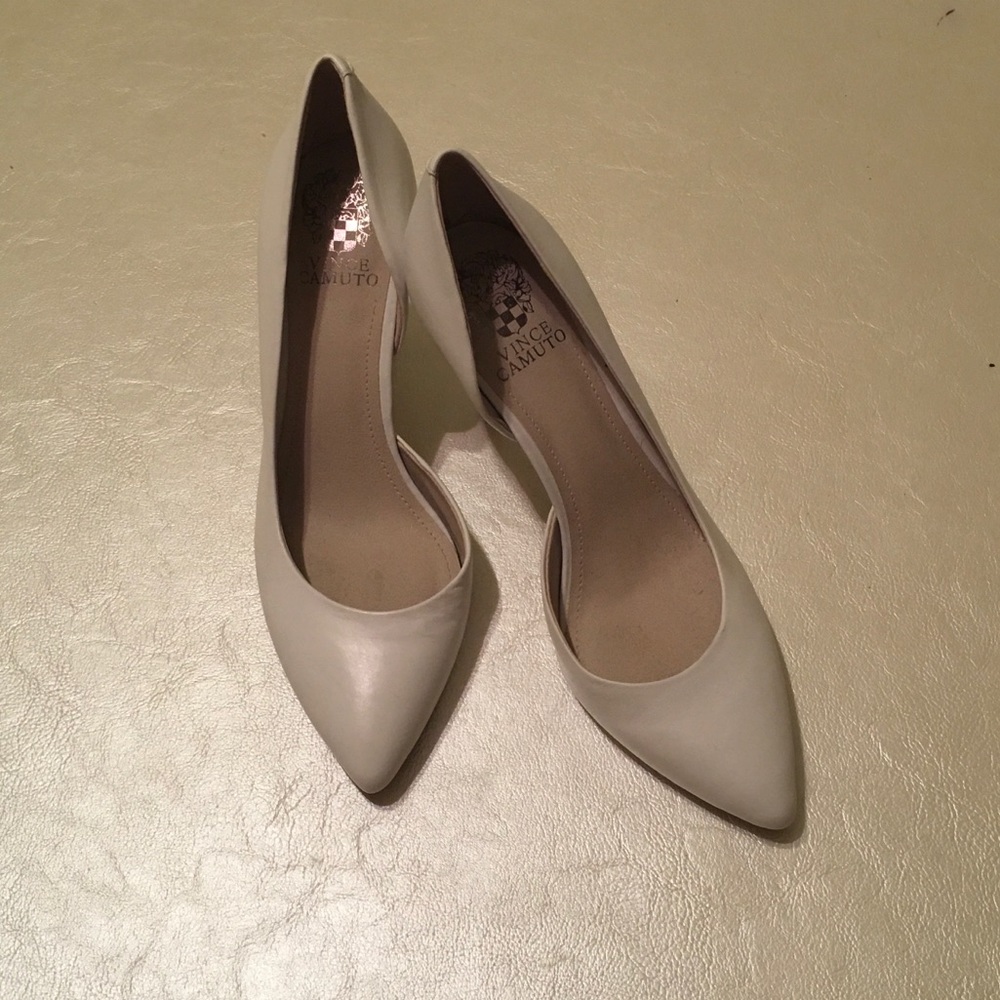 MOVING SALE - White Vince Camuto Pumps