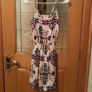 Francesca's Aztec printed dress
