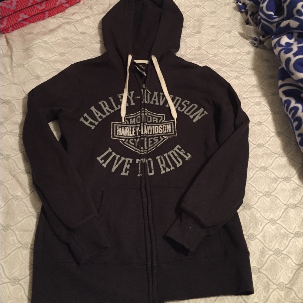 Orlando Harley Davidson zip hoodie
