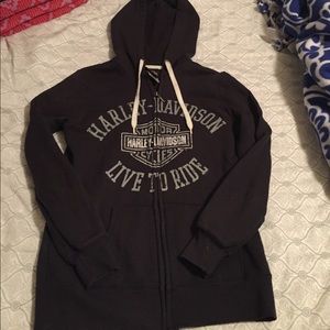 Orlando Harley Davidson zip hoodie
