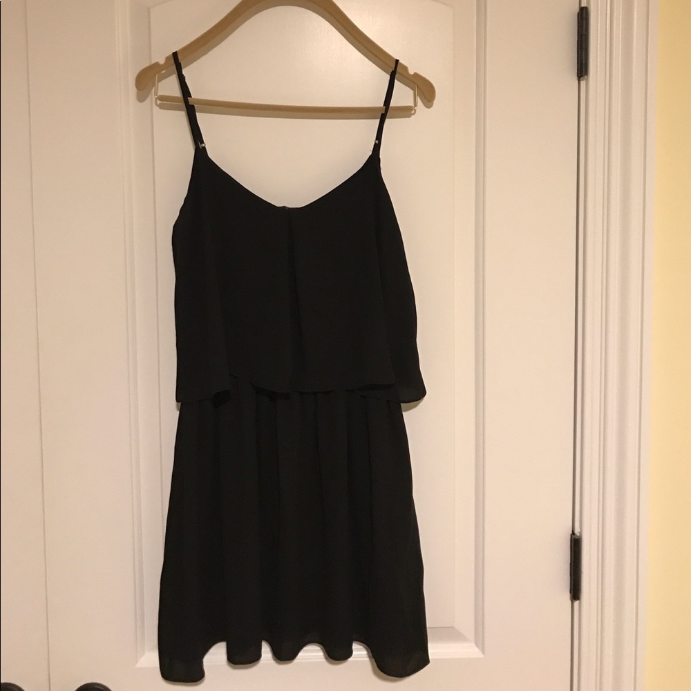 ZOA black spaghetti strapped dress
