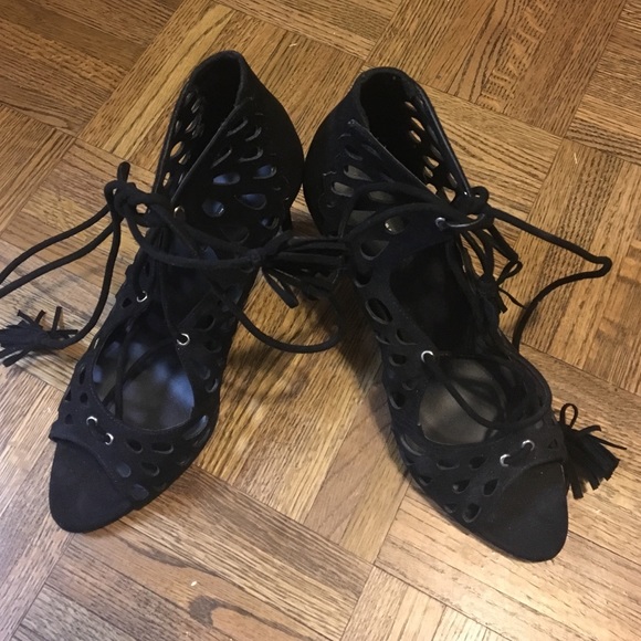 Zara Heeled Sandals Size 40 - Picture 1 of 2