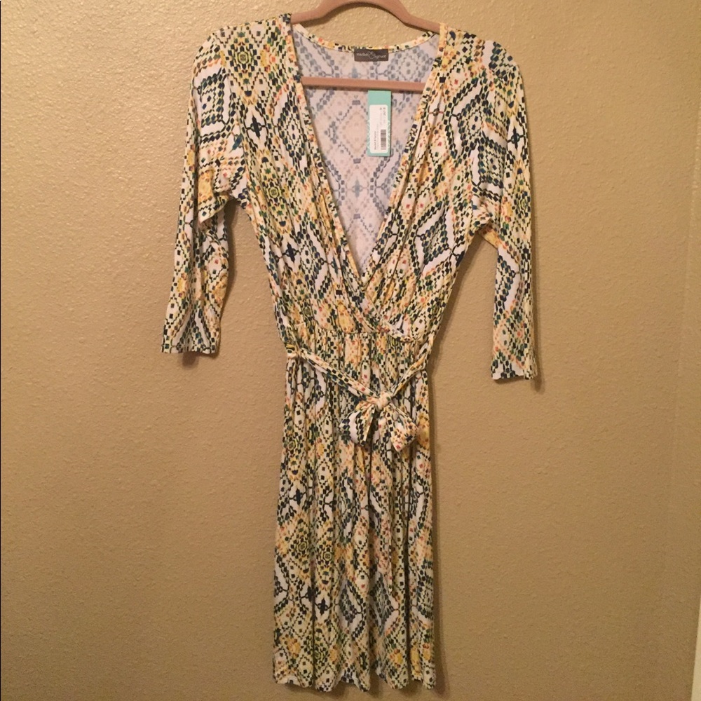 Market & Spruce Ohara faux Wrap Dress
