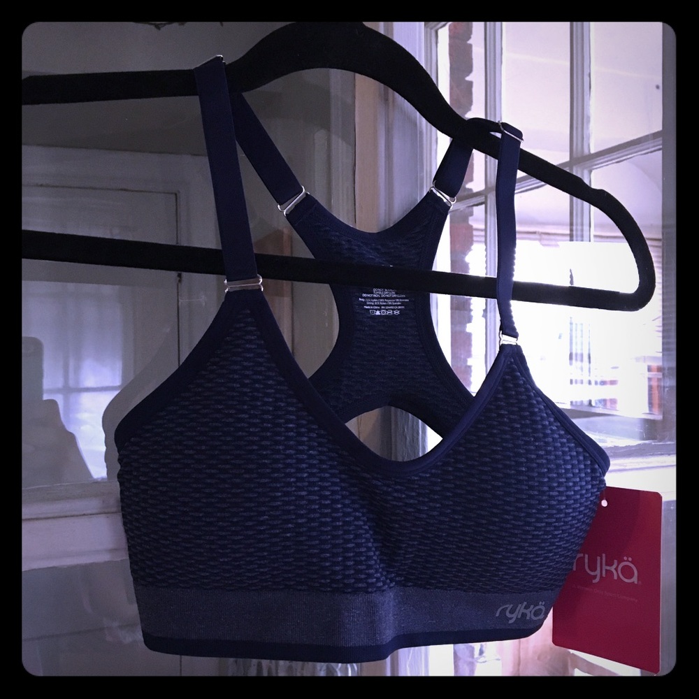 Purple cut out push up sports bra