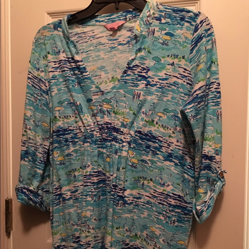 Lilly Pulitzer high tide toile tunic