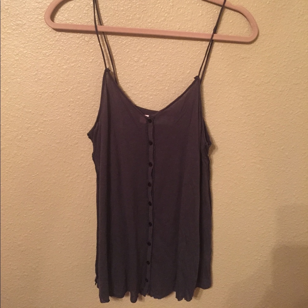 Free People Beach button up tank