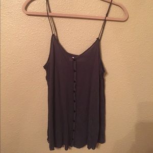 Free People Beach button up tank Free People Beach button up tank