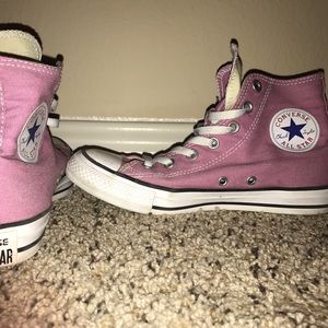 Size 8 High Top Pink Converse