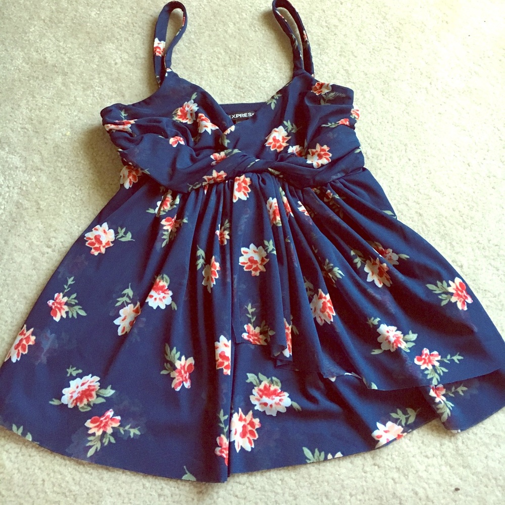 Express | Babydoll mesh top