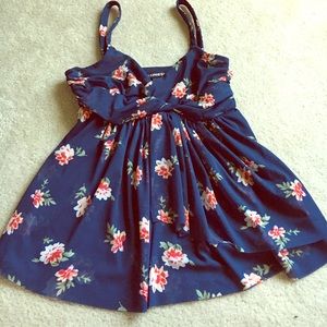 Express | Babydoll mesh top