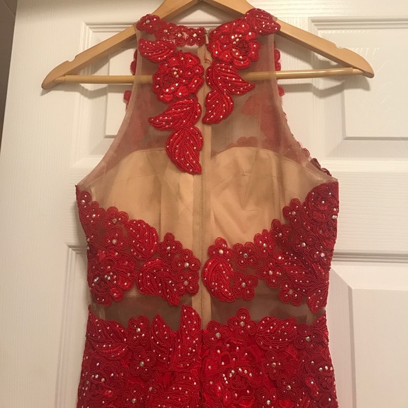 Red Prom Dress - Picture 3 of 6