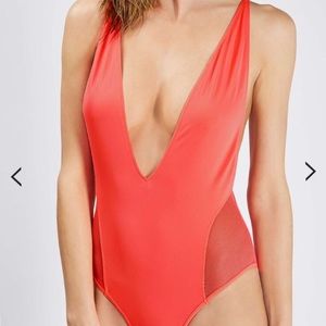 Plunge Backless Swimsuit