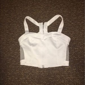 White Crop Top