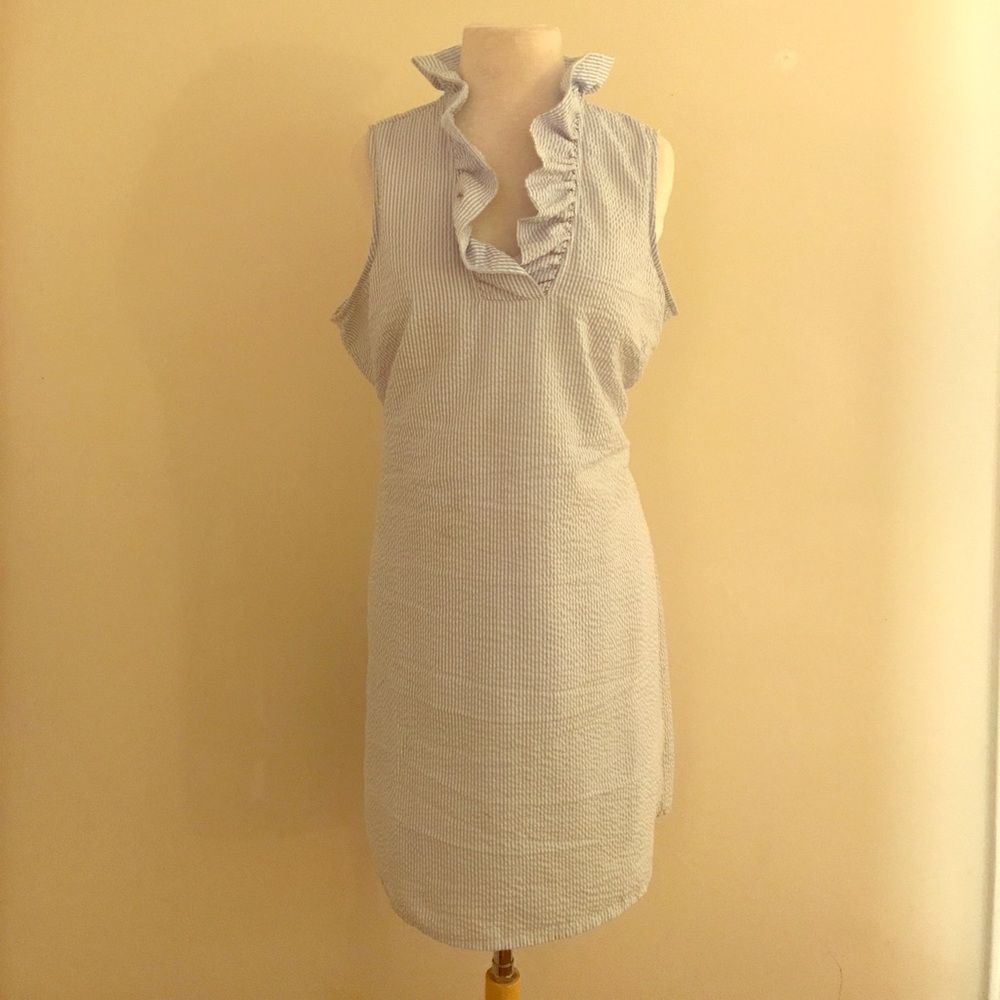 Seersucker dress. Basically brand new!