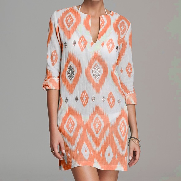 Nordstrom Other - Echo Island Ikat Sequined Tunic Swim Coverup NWOT