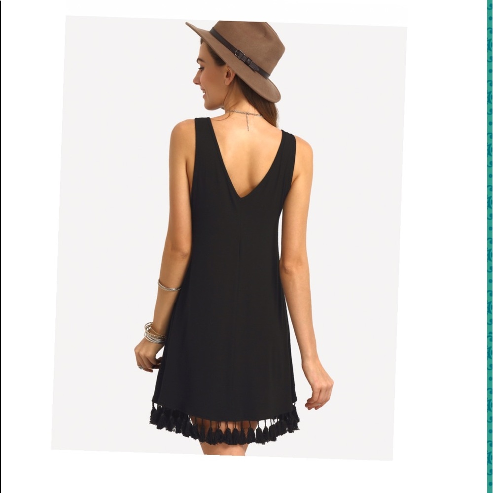 🌟LAST ONE🌟Zulilly Tassels Hem Summer Dress - Picture 2 of 4