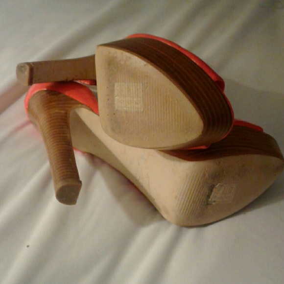 Coral platform peep toes - Picture 4 of 5